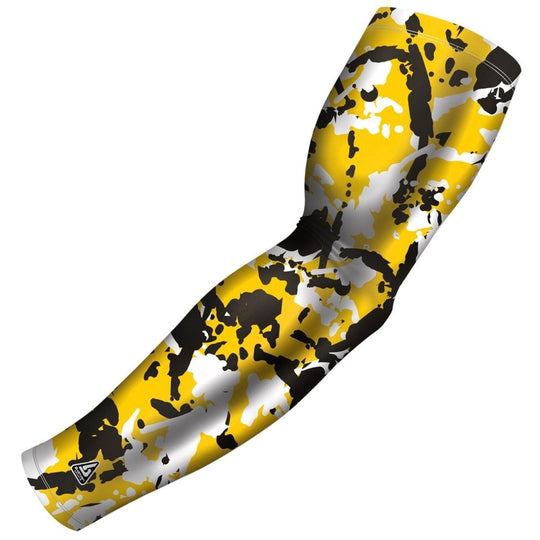 Yellow / Gold | Compression Arm Sleeves - Multiple Patterns - B-Driven Sports